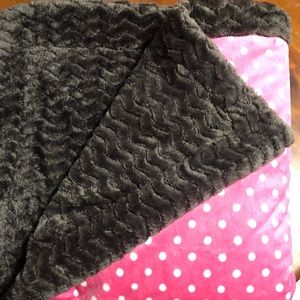 Hand made Minky blanket